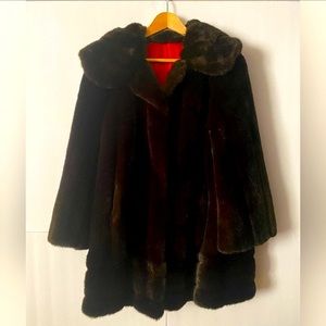 Vintage Tissavel Faux Fur Coat,‎ by Juli de Roma